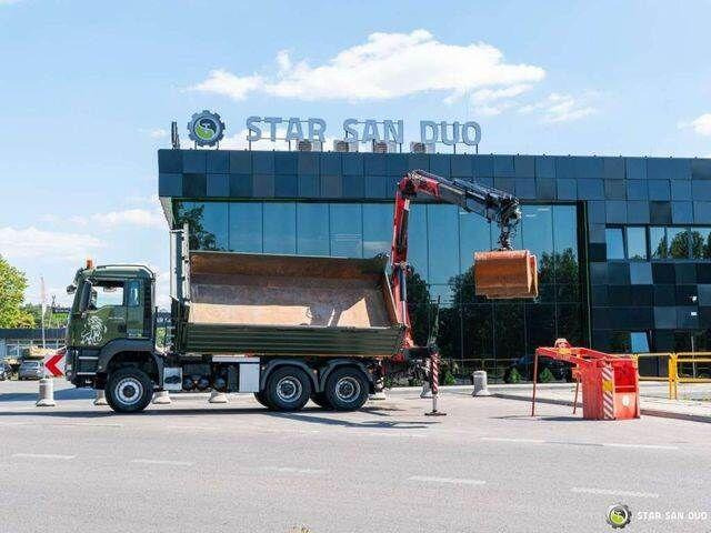 MAN TGS 35.480 PALFINGER PK 20002 HDS Grapple Tippe - מזהיר, משאית מנוף: תמונה 1 MAN TGS 35.480 PALFINGER PK 20002 HDS Grapple Tippe - מזהיר, משאית מנוף: תמונה 1