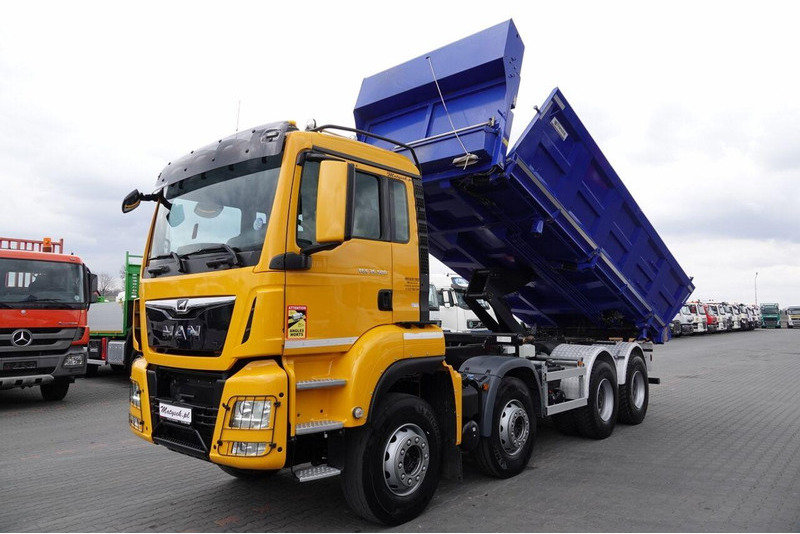 MAN TGS 35.500 / 8x4 / WYWROTKA / HYDROBURTA / BORDMATIK / NAVI / 20 - מזהיר: תמונה 3 MAN TGS 35.500 / 8x4 / WYWROTKA / HYDROBURTA / BORDMATIK / NAVI / 20 - מזהיר: תמונה 3