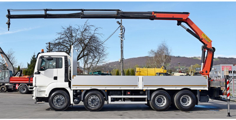 MAN TGS 35.500 - משאית צד נופל/ שטוחה, משאית מנוף: תמונה 5 MAN TGS 35.500 - משאית צד נופל/ שטוחה, משאית מנוף: תמונה 5