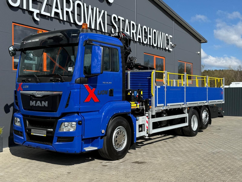MAN TGS TGX 26.360 / E6 / 143tys km !!! skrzynia + żuraw HMF / manua - משאית צד נופל/ שטוחה, משאית מנוף: תמונה 4 MAN TGS TGX 26.360 / E6 / 143tys km !!! skrzynia + żuraw HMF / manua - משאית צד נופל/ שטוחה, משאית מנוף: תמונה 4