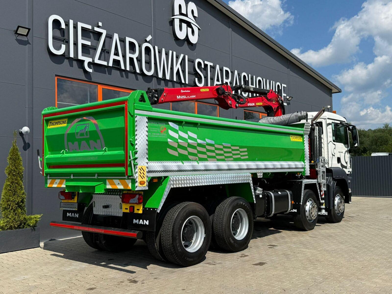 MAN TGS TGX 35.400 // 8x4 // E5 // wywrotka kiper + HDS z czerpakiem - מזהיר, משאית מנוף: תמונה 5 MAN TGS TGX 35.400 // 8x4 // E5 // wywrotka kiper + HDS z czerpakiem - מזהיר, משאית מנוף: תמונה 5