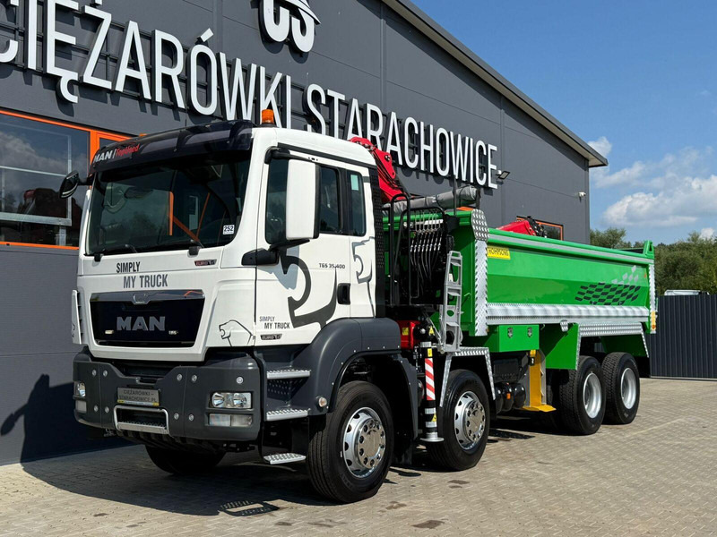 MAN TGS TGX 35.400 // 8x4 // E5 // wywrotka kiper + HDS z czerpakiem - מזהיר, משאית מנוף: תמונה 2 MAN TGS TGX 35.400 // 8x4 // E5 // wywrotka kiper + HDS z czerpakiem - מזהיר, משאית מנוף: תמונה 2