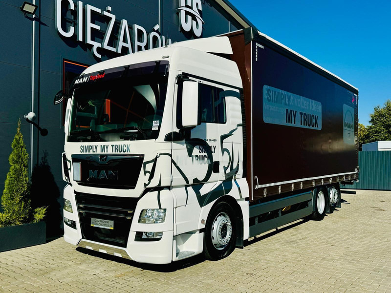 MAN TGX 26.420 - משאית וילונות צד: תמונה 1 MAN TGX 26.420 - משאית וילונות צד: תמונה 1