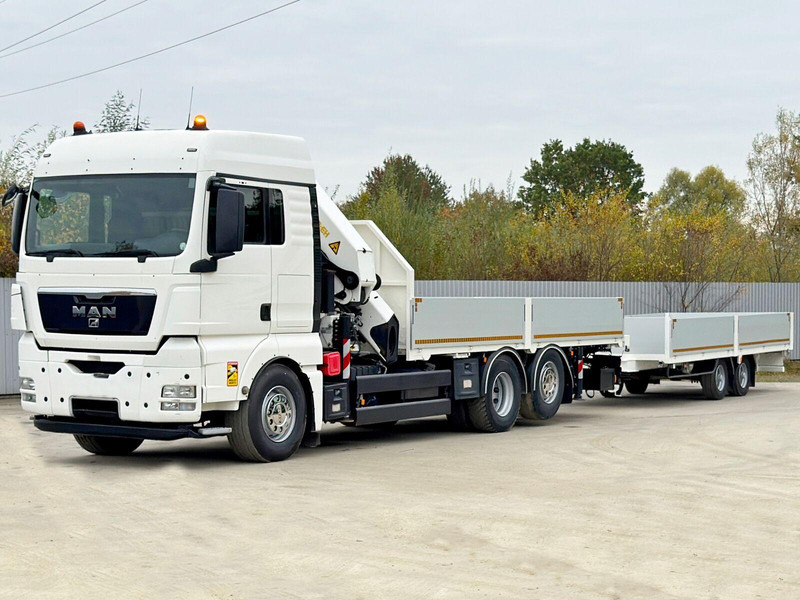 MAN TGX 26.440 * PK 41002-EH + FUNK + Anhänger*TOP - משאית צד נופל/ שטוחה, משאית מנוף: תמונה 3 MAN TGX 26.440 * PK 41002-EH + FUNK + Anhänger*TOP - משאית צד נופל/ שטוחה, משאית מנוף: תמונה 3