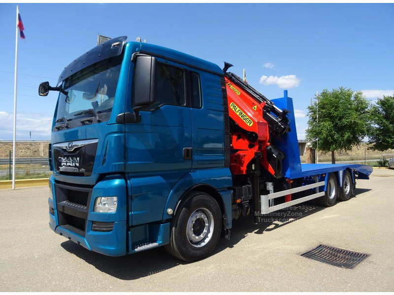 MAN TGX 26.480 6x4 Crane Palfinger PK 44002 + JIB - משאית צד נופל/ שטוחה, משאית מנוף: תמונה 2 MAN TGX 26.480 6x4 Crane Palfinger PK 44002 + JIB - משאית צד נופל/ שטוחה, משאית מנוף: תמונה 2