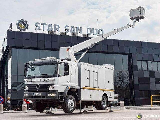 Mercedes-Benz 1529 4x4 Atego Lift Palfinger Wumag WT 230 - פלטפורמה אווירית מותקנת על משאית: תמונה 3 Mercedes-Benz 1529 4x4 Atego Lift Palfinger Wumag WT 230 - פלטפורמה אווירית מותקנת על משאית: תמונה 3