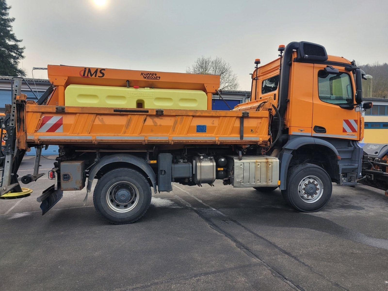 Mercedes-Benz 2036 AK 4x4 3-Way Meiller Tipper Crane HIAB XS088BS-2HiDuo - מזהיר, משאית מנוף: תמונה 4 Mercedes-Benz 2036 AK 4x4 3-Way Meiller Tipper Crane HIAB XS088BS-2HiDuo - מזהיר, משאית מנוף: תמונה 4