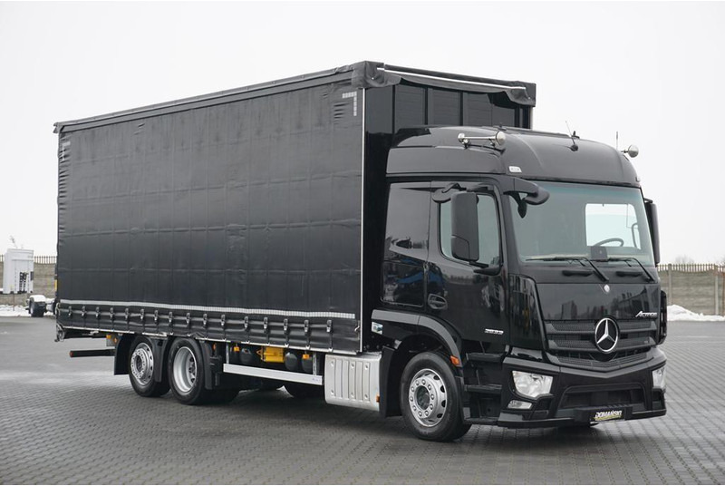Mercedes-Benz ACTROS / 2533 / ACC / E 6 / FIRANKA / ŁAD. 15 450 KG / 19 PALET - משאית וילונות צד: תמונה 1 Mercedes-Benz ACTROS / 2533 / ACC / E 6 / FIRANKA / ŁAD. 15 450 KG / 19 PALET - משאית וילונות צד: תמונה 1