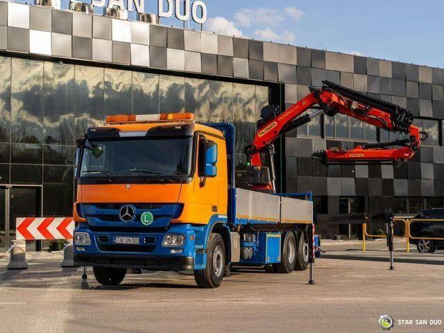 Mercedes-Benz ACTROS 2541 6x2 Palfinger PK 34002 Crane Winch - משאית צד נופל/ שטוחה, משאית מנוף: תמונה 2 Mercedes-Benz ACTROS 2541 6x2 Palfinger PK 34002 Crane Winch - משאית צד נופל/ שטוחה, משאית מנוף: תמונה 2