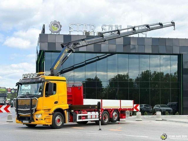Mercedes-Benz ACTROS 2543 6x2 PalfingerPK 26002 EH Crane - משאית צד נופל/ שטוחה, משאית מנוף: תמונה 4 Mercedes-Benz ACTROS 2543 6x2 PalfingerPK 26002 EH Crane - משאית צד נופל/ שטוחה, משאית מנוף: תמונה 4