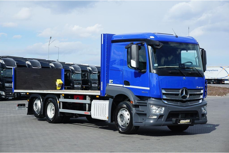 Mercedes-Benz ACTROS / 2543 / ACC / E 6 / PEŁNY ADR / PLATFORMA / ZAWIESIE POD - משאית צד נופל/ שטוחה: תמונה 1 Mercedes-Benz ACTROS / 2543 / ACC / E 6 / PEŁNY ADR / PLATFORMA / ZAWIESIE POD - משאית צד נופל/ שטוחה: תמונה 1