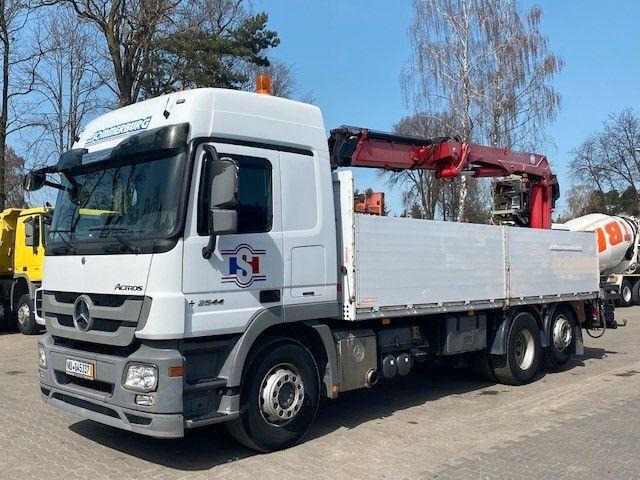 Mercedes-Benz ACTROS 2544 - משאית צד נופל/ שטוחה, משאית מנוף: תמונה 2 Mercedes-Benz ACTROS 2544 - משאית צד נופל/ שטוחה, משאית מנוף: תמונה 2
