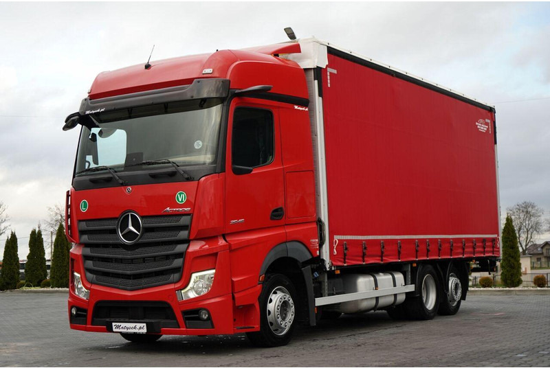 Mercedes-Benz ACTROS / 2545 / SOLÓWKA / 6x2 / I-PARK COOL / BIG SPACE / WIELT - משאית וילונות צד: תמונה 1 Mercedes-Benz ACTROS / 2545 / SOLÓWKA / 6x2 / I-PARK COOL / BIG SPACE / WIELT - משאית וילונות צד: תמונה 1