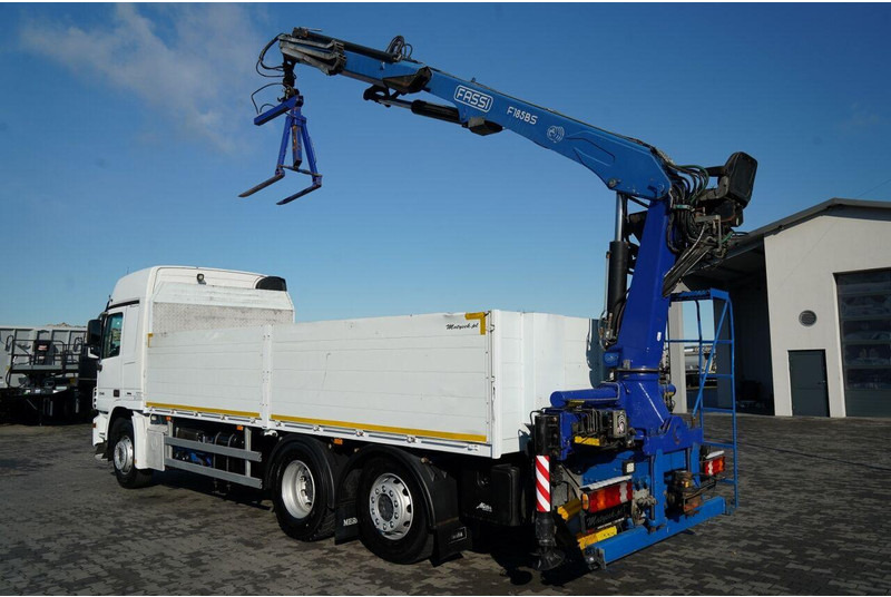 Mercedes-Benz ACTROS 2548 / 6x2 / BURTOWA - 6,5 M / OŚ PODNOSZONA / HDS FASSI - משאית צד נופל/ שטוחה, משאית מנוף: תמונה 3 Mercedes-Benz ACTROS 2548 / 6x2 / BURTOWA - 6,5 M / OŚ PODNOSZONA / HDS FASSI - משאית צד נופל/ שטוחה, משאית מנוף: תמונה 3