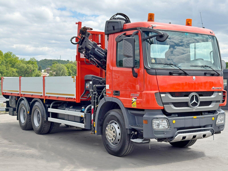Mercedes-Benz ACTROS 2636 *HIAB 122 BS-2 HIDUO + FUNK/6x4 * TOP - משאית צד נופל/ שטוחה, משאית מנוף: תמונה 4 Mercedes-Benz ACTROS 2636 *HIAB 122 BS-2 HIDUO + FUNK/6x4 * TOP - משאית צד נופל/ שטוחה, משאית מנוף: תמונה 4