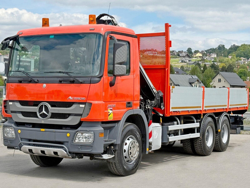 Mercedes-Benz ACTROS 2636 *HIAB 122 BS-2 HIDUO + FUNK/6x4 * TOP - משאית צד נופל/ שטוחה, משאית מנוף: תמונה 3 Mercedes-Benz ACTROS 2636 *HIAB 122 BS-2 HIDUO + FUNK/6x4 * TOP - משאית צד נופל/ שטוחה, משאית מנוף: תמונה 3