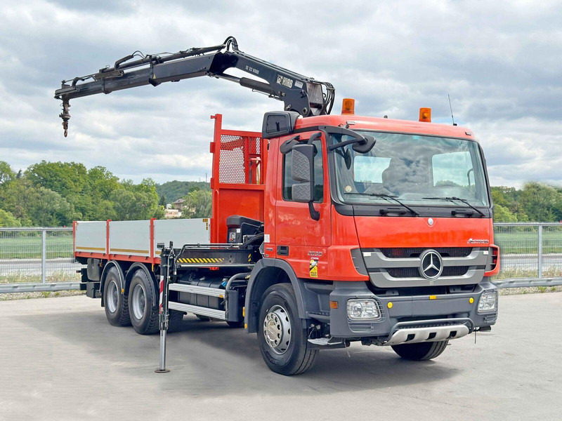 Mercedes-Benz ACTROS 2636 *HIAB 122 BS-2 HIDUO + FUNK/6x4 * TOP - משאית צד נופל/ שטוחה, משאית מנוף: תמונה 2 Mercedes-Benz ACTROS 2636 *HIAB 122 BS-2 HIDUO + FUNK/6x4 * TOP - משאית צד נופל/ שטוחה, משאית מנוף: תמונה 2