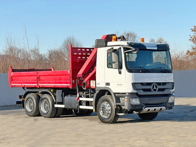 Mercedes-Benz ACTROS 2636* KIPPER 5,25 + BORDMATIC / 6x4 - מזהיר, משאית מנוף: תמונה 3 Mercedes-Benz ACTROS 2636* KIPPER 5,25 + BORDMATIC / 6x4 - מזהיר, משאית מנוף: תמונה 3