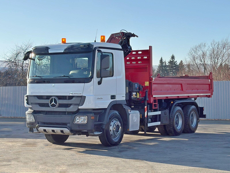 Mercedes-Benz ACTROS 2636* KIPPER 5,25 + BORDMATIC / 6x4 - מזהיר, משאית מנוף: תמונה 4 Mercedes-Benz ACTROS 2636* KIPPER 5,25 + BORDMATIC / 6x4 - מזהיר, משאית מנוף: תמונה 4