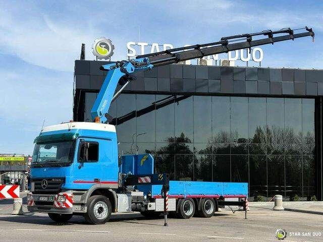 Mercedes-Benz ACTROS 2646L - משאית צד נופל/ שטוחה, משאית מנוף: תמונה 1 Mercedes-Benz ACTROS 2646L - משאית צד נופל/ שטוחה, משאית מנוף: תמונה 1