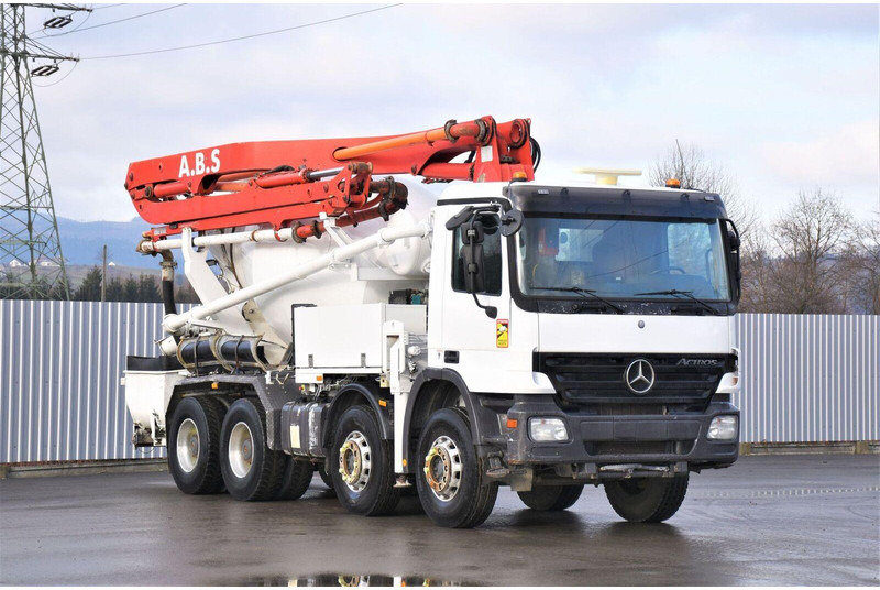 Mercedes-Benz ACTROS 3241* Betonpumpe 21m *8x4 * Top Zustand - משאית משאבת בטון: תמונה 1 Mercedes-Benz ACTROS 3241* Betonpumpe 21m *8x4 * Top Zustand - משאית משאבת בטון: תמונה 1