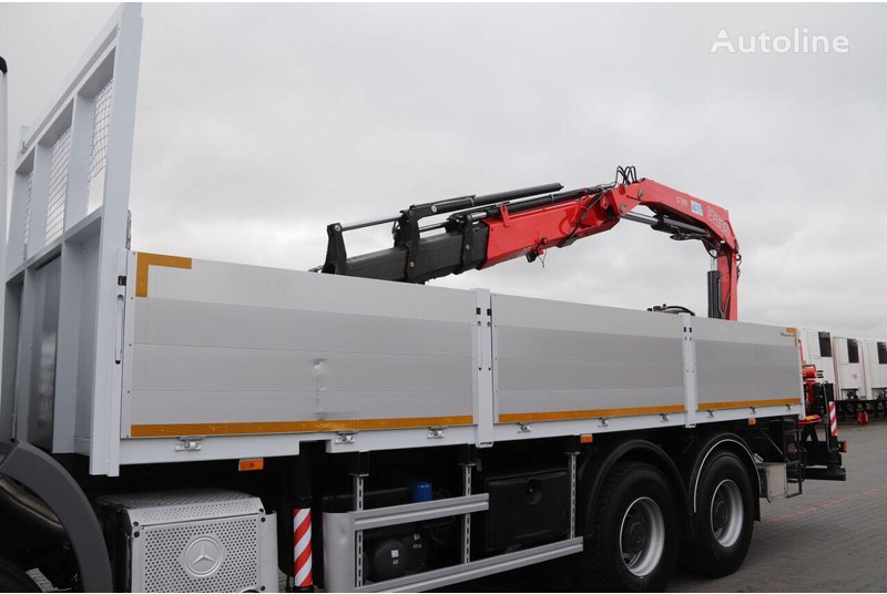 משאית צד נופל/ שטוחה, משאית מנוף Mercedes-Benz ACTROS 3336: תמונה 12