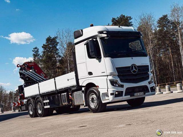 Mercedes-Benz ACTROS 3351 NEW 6x4 Fassi F485 Crane - משאית צד נופל/ שטוחה, משאית מנוף: תמונה 2 Mercedes-Benz ACTROS 3351 NEW 6x4 Fassi F485 Crane - משאית צד נופל/ שטוחה, משאית מנוף: תמונה 2