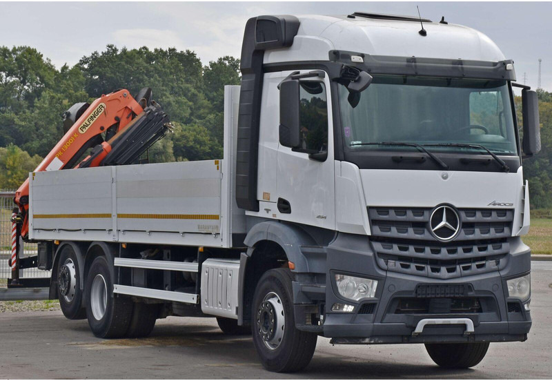 Mercedes-Benz AROCS 2542 - משאית צד נופל/ שטוחה, משאית מנוף: תמונה 3 Mercedes-Benz AROCS 2542 - משאית צד נופל/ שטוחה, משאית מנוף: תמונה 3