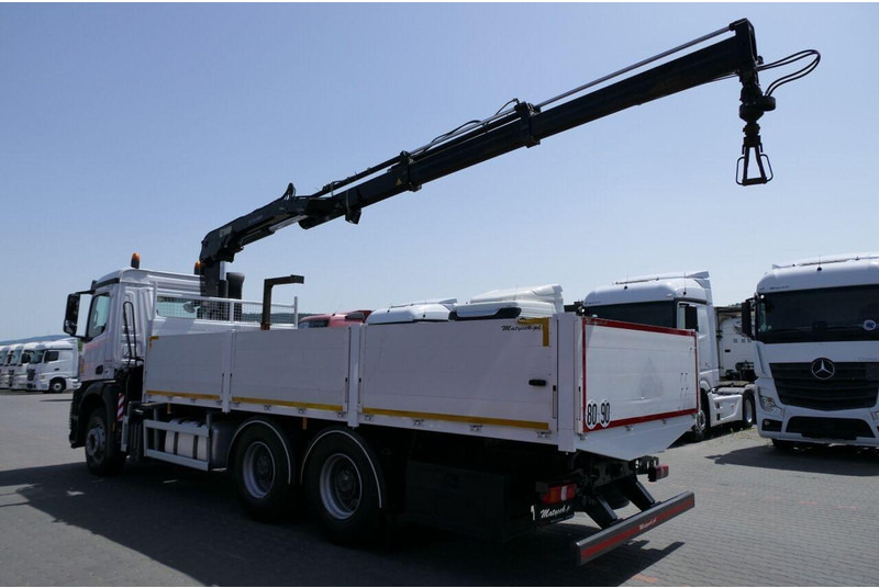 Mercedes-Benz AROCS 2633 - משאית צד נופל/ שטוחה, משאית מנוף: תמונה 3 Mercedes-Benz AROCS 2633 - משאית צד נופל/ שטוחה, משאית מנוף: תמונה 3