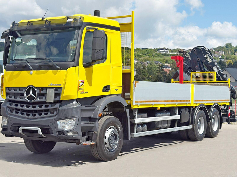Mercedes-Benz AROCS 2636 *HIAB 166 D-4 HIDUO + FUNK* 6x4 - משאית צד נופל/ שטוחה, משאית מנוף: תמונה 4 Mercedes-Benz AROCS 2636 *HIAB 166 D-4 HIDUO + FUNK* 6x4 - משאית צד נופל/ שטוחה, משאית מנוף: תמונה 4