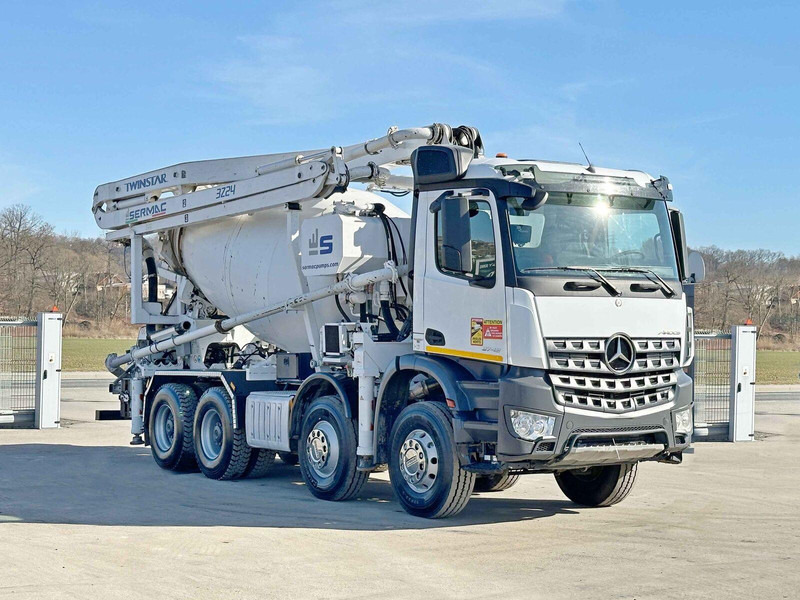 Mercedes-Benz AROCS 3743 * Betonpumpe + FUNK * 8x4 * TOP - משאית מערבלת בטון: תמונה 1 Mercedes-Benz AROCS 3743 * Betonpumpe + FUNK * 8x4 * TOP - משאית מערבלת בטון: תמונה 1