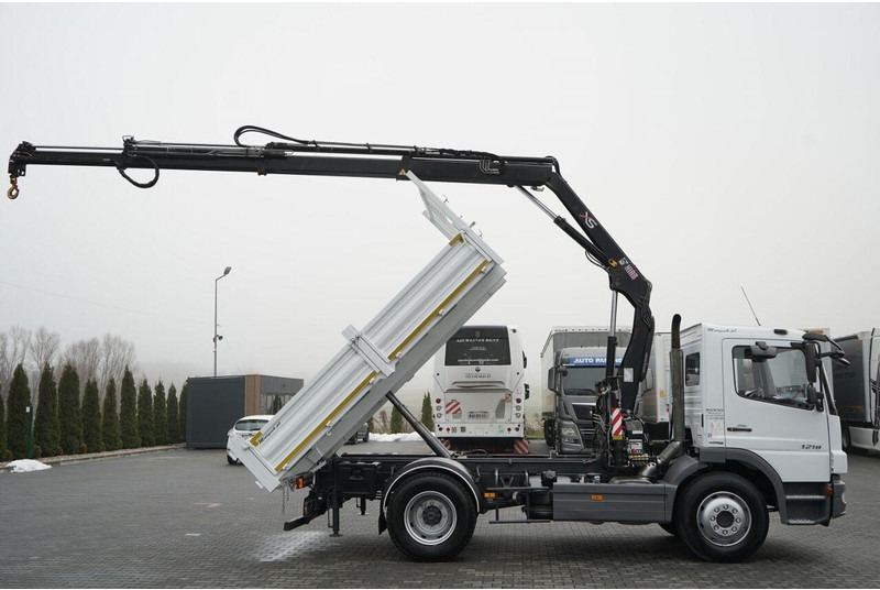 Mercedes-Benz ATEGO 1218 / 4x2 / WYWROTKA + HDS HIAB 0088 BS-3 / PILOT /MANU - מזהיר, משאית מנוף: תמונה 5 Mercedes-Benz ATEGO 1218 / 4x2 / WYWROTKA + HDS HIAB 0088 BS-3 / PILOT /MANU - מזהיר, משאית מנוף: תמונה 5