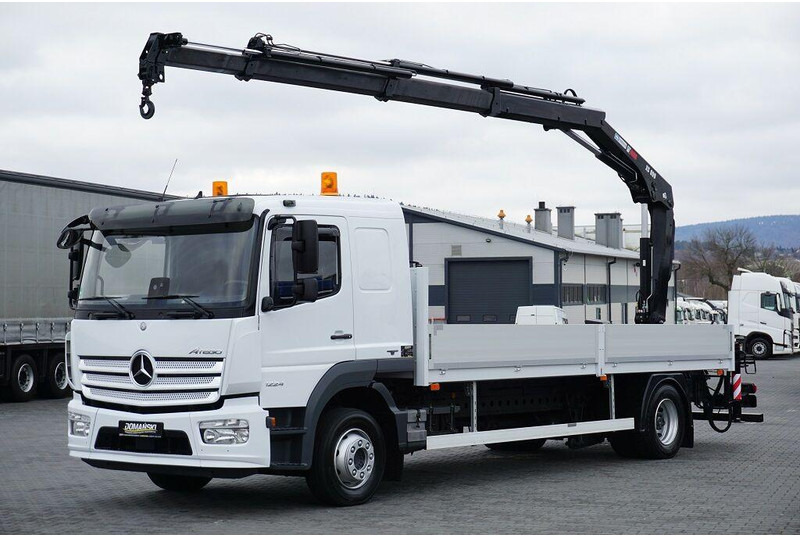 Mercedes-Benz ATEGO / 1224 / ACC / SKRZYNIOWY + HDS / HIAB 099 B - 3 DUO - משאית צד נופל/ שטוחה, משאית מנוף: תמונה 2 Mercedes-Benz ATEGO / 1224 / ACC / SKRZYNIOWY + HDS / HIAB 099 B - 3 DUO - משאית צד נופל/ שטוחה, משאית מנוף: תמונה 2