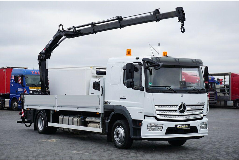 Mercedes-Benz ATEGO / 1224 / ACC / SKRZYNIOWY + HDS / HIAB 099 B - 3 DUO - משאית צד נופל/ שטוחה, משאית מנוף: תמונה 1 Mercedes-Benz ATEGO / 1224 / ACC / SKRZYNIOWY + HDS / HIAB 099 B - 3 DUO - משאית צד נופל/ שטוחה, משאית מנוף: תמונה 1