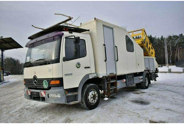 Mercedes-Benz ATEGO 1323 PK 8000T RAIL Platform - משאית, משאית מנוף: תמונה 2 Mercedes-Benz ATEGO 1323 PK 8000T RAIL Platform - משאית, משאית מנוף: תמונה 2