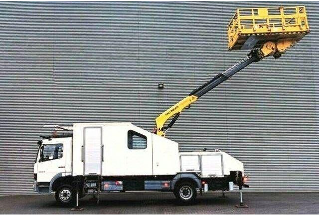Mercedes-Benz ATEGO 1323 PK 8000T RAIL Platform - משאית, משאית מנוף: תמונה 1 Mercedes-Benz ATEGO 1323 PK 8000T RAIL Platform - משאית, משאית מנוף: תמונה 1
