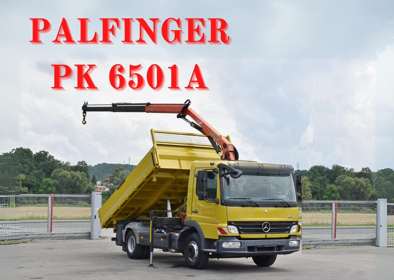 Mercedes-Benz ATEGO 818 - מזהיר, משאית מנוף: תמונה 1 Mercedes-Benz ATEGO 818 - מזהיר, משאית מנוף: תמונה 1