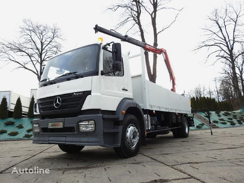 Mercedes-Benz AXOR - משאית צד נופל/ שטוחה, משאית מנוף: תמונה 2 Mercedes-Benz AXOR - משאית צד נופל/ שטוחה, משאית מנוף: תמונה 2