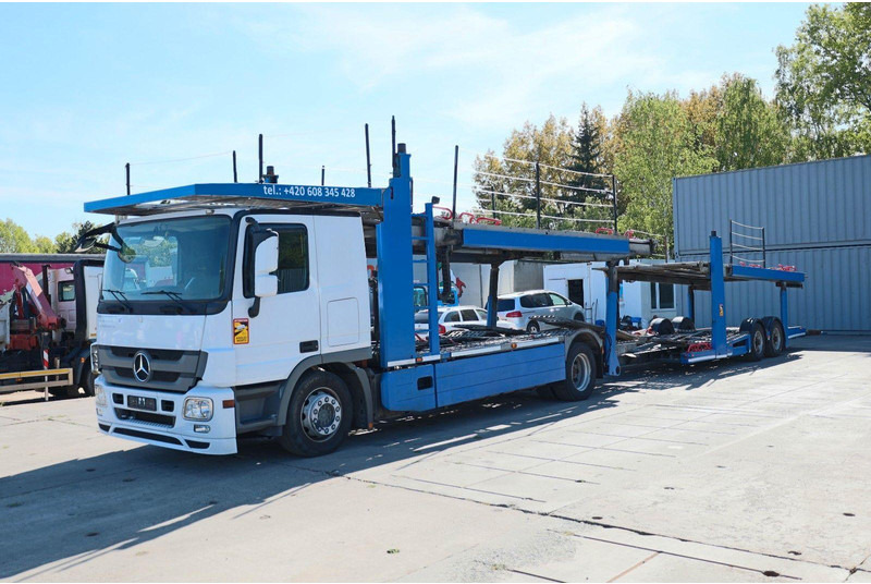 Mercedes-Benz Actros 1841 Car transporter + Trailer - משאית הובלה אוטומטית: תמונה 1 Mercedes-Benz Actros 1841 Car transporter + Trailer - משאית הובלה אוטומטית: תמונה 1