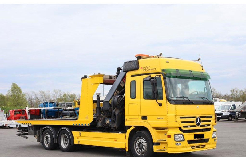 Mercedes-Benz Actros 2532 Vehicle transporter + crane Hiab 477EP-5 HiPro 6x2 - משאית הובלה אוטומטית: תמונה 3 Mercedes-Benz Actros 2532 Vehicle transporter + crane Hiab 477EP-5 HiPro 6x2 - משאית הובלה אוטומטית: תמונה 3