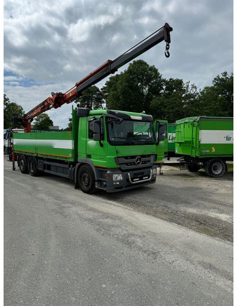 Mercedes-Benz Actros 2541 mit Atlas -Kran - משאית צד נופל/ שטוחה, משאית מנוף: תמונה 3 Mercedes-Benz Actros 2541 mit Atlas -Kran - משאית צד נופל/ שטוחה, משאית מנוף: תמונה 3