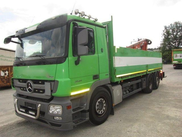 Mercedes-Benz Actros 2541 mit Atlas -Kran - משאית צד נופל/ שטוחה, משאית מנוף: תמונה 2 Mercedes-Benz Actros 2541 mit Atlas -Kran - משאית צד נופל/ שטוחה, משאית מנוף: תמונה 2