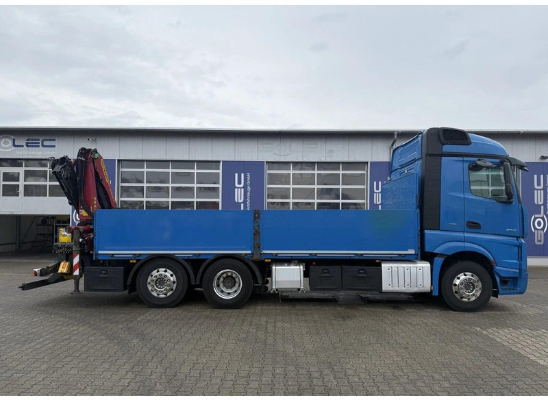 Mercedes-Benz Actros 2545 - Flatbed + crane 6x2 - משאית צד נופל/ שטוחה, משאית מנוף: תמונה 5 Mercedes-Benz Actros 2545 - Flatbed + crane 6x2 - משאית צד נופל/ שטוחה, משאית מנוף: תמונה 5
