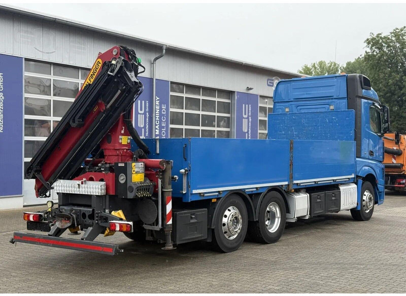 Mercedes-Benz Actros 2545 - Flatbed + crane 6x2 - משאית צד נופל/ שטוחה, משאית מנוף: תמונה 3 Mercedes-Benz Actros 2545 - Flatbed + crane 6x2 - משאית צד נופל/ שטוחה, משאית מנוף: תמונה 3
