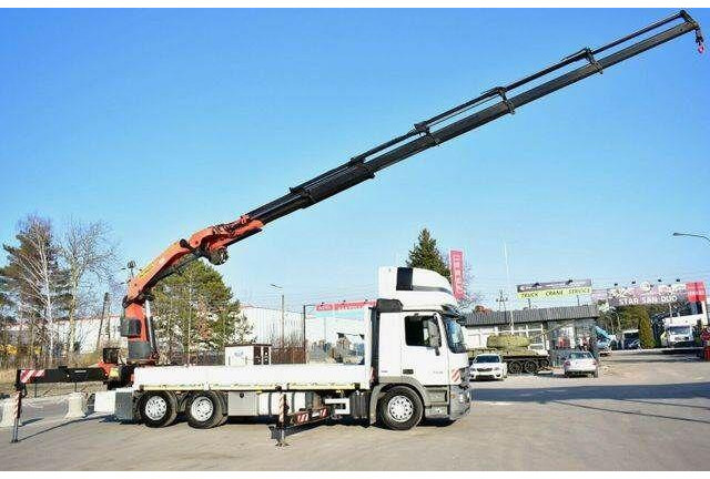 Mercedes-Benz Actros 2546 6x2 Palfinger PK 53002 Crane Kran - משאית צד נופל/ שטוחה, משאית מנוף: תמונה 3 Mercedes-Benz Actros 2546 6x2 Palfinger PK 53002 Crane Kran - משאית צד נופל/ שטוחה, משאית מנוף: תמונה 3