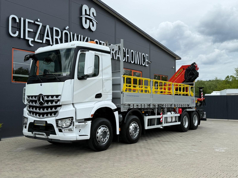 Mercedes-Benz Arocs Actros 3236 // E6 // 8x4 // Palfinger PK4800 - משאית צד נופל/ שטוחה, משאית מנוף: תמונה 1 Mercedes-Benz Arocs Actros 3236 // E6 // 8x4 // Palfinger PK4800 - משאית צד נופל/ שטוחה, משאית מנוף: תמונה 1