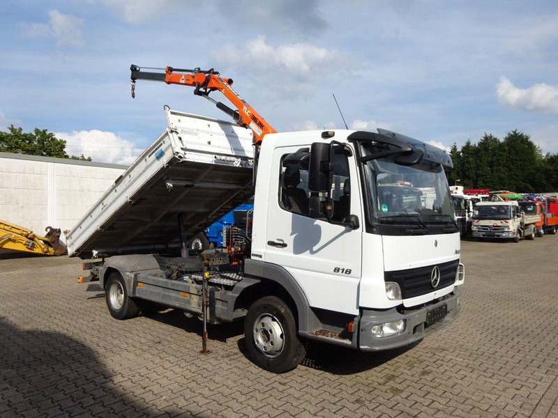 Mercedes-Benz Atego 818 3 way Meiller tipper + crane Terex 36.2 - כלי רכב מסחרי מזהיר: תמונה 4 Mercedes-Benz Atego 818 3 way Meiller tipper + crane Terex 36.2 - כלי רכב מסחרי מזהיר: תמונה 4