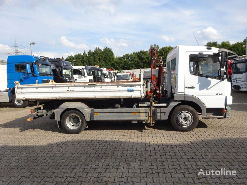 Mercedes-Benz Atego 818 - 3 way tipper+crane - מזהיר, משאית מנוף: תמונה 4 Mercedes-Benz Atego 818 - 3 way tipper+crane - מזהיר, משאית מנוף: תמונה 4