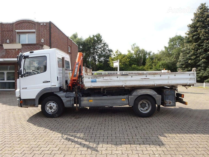 Mercedes-Benz Atego 818 - 3 way tipper+crane - מזהיר, משאית מנוף: תמונה 3 Mercedes-Benz Atego 818 - 3 way tipper+crane - מזהיר, משאית מנוף: תמונה 3