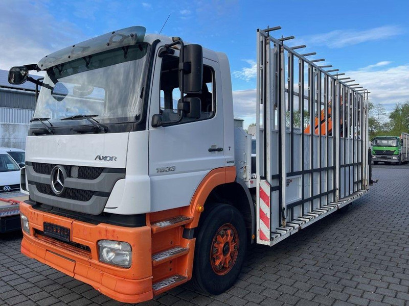 Mercedes-Benz Axor 1833 - משאית צד נופל/ שטוחה, משאית מנוף: תמונה 1 Mercedes-Benz Axor 1833 - משאית צד נופל/ שטוחה, משאית מנוף: תמונה 1